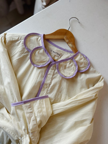 Chemise Marguerite Lila butter