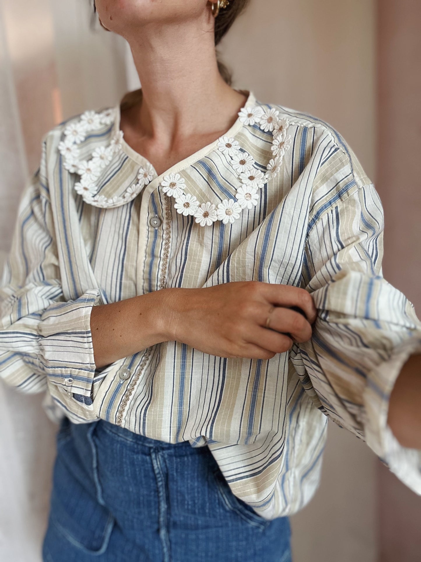 Chemise Maxi Marguerite rayures