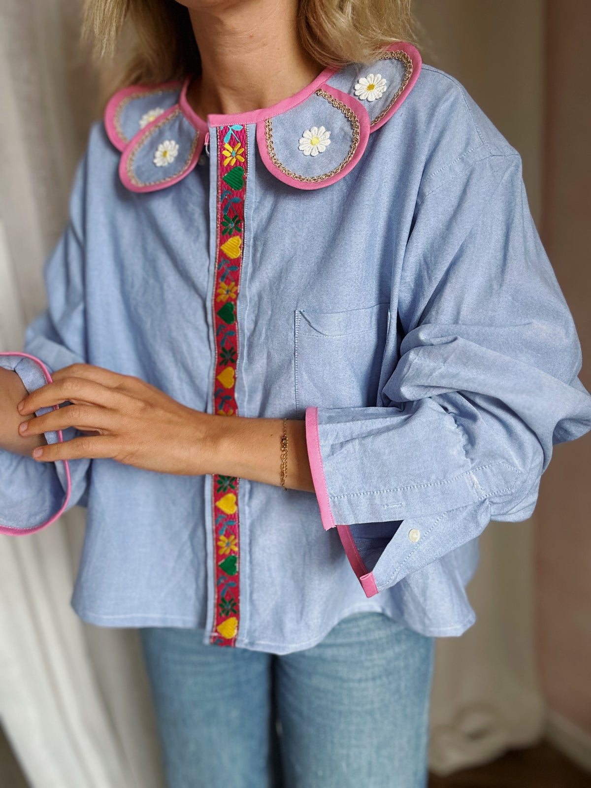 Chemise Marguerite gipsy pink