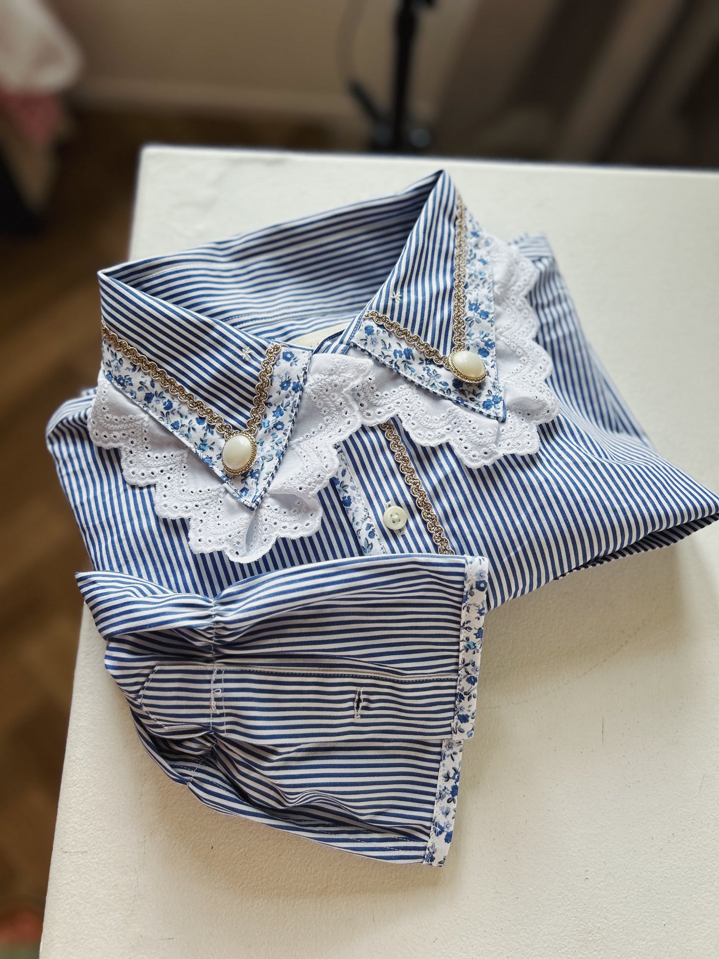 Chemise Thao crop