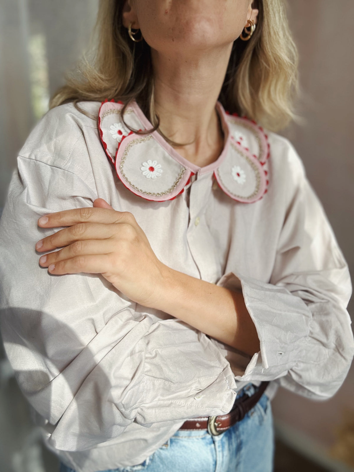 Chemise Marguerite vitamine sable