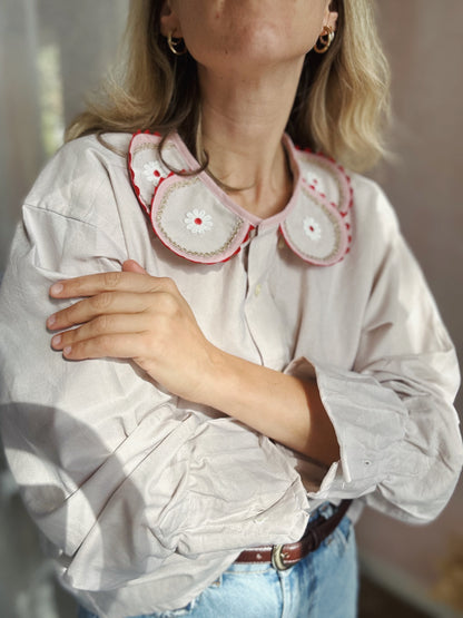 Chemise Marguerite vitamine sable