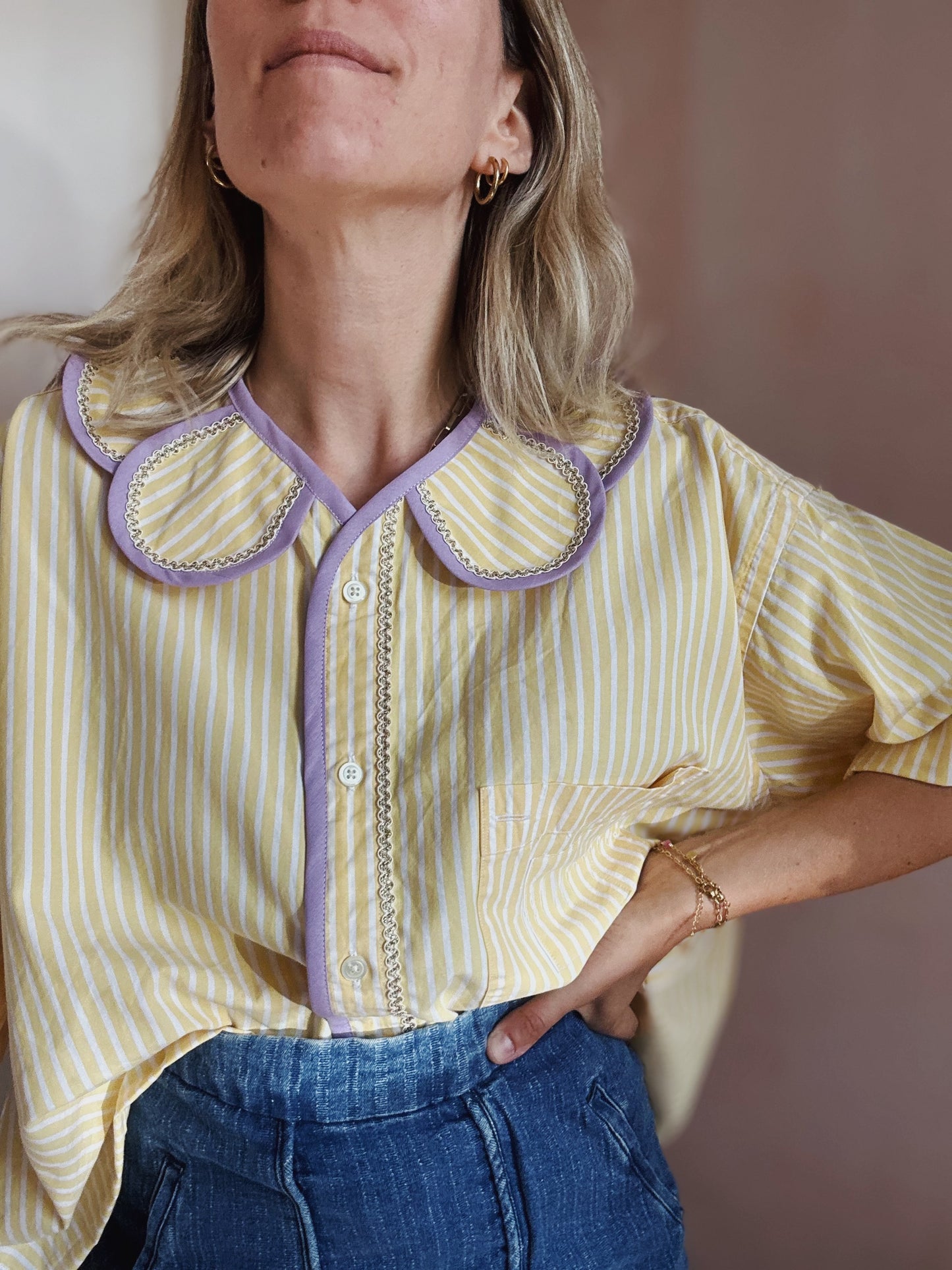 Chemise Marguerite yellow moon
