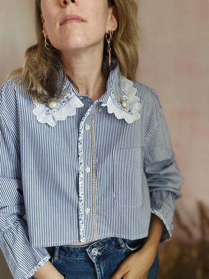 Chemise Thao crop