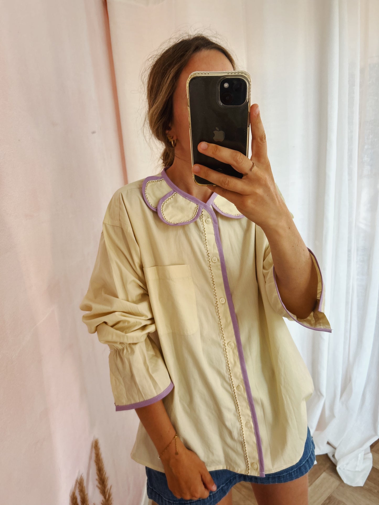 Chemise Marguerite Lila butter