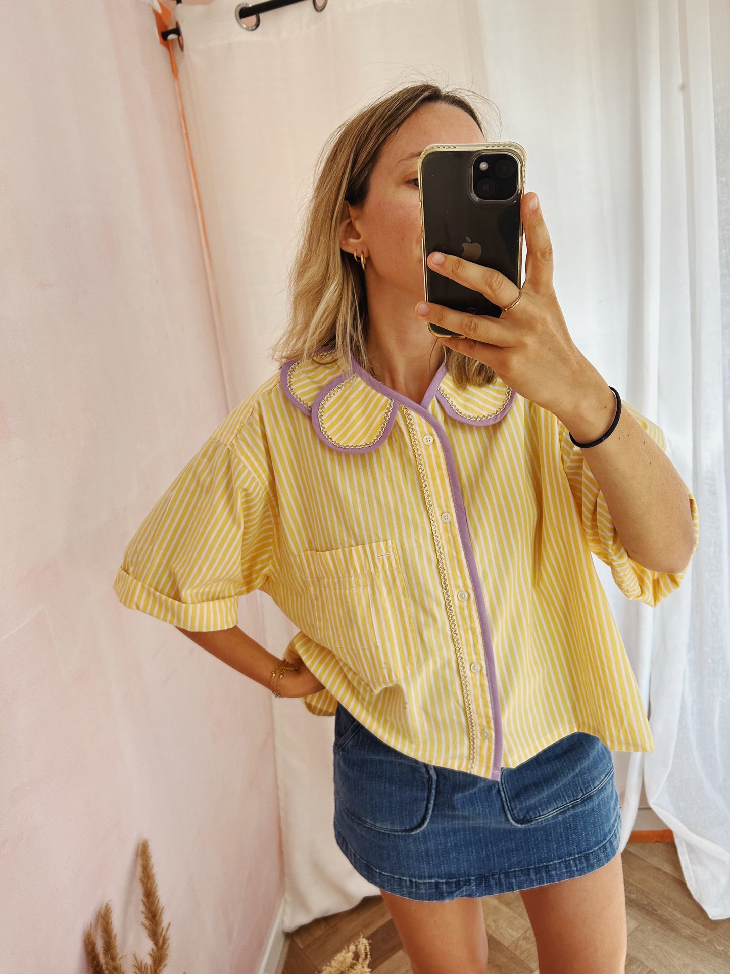 Chemise Marguerite yellow moon