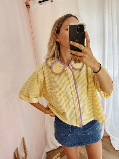 Chemise Marguerite yellow moon