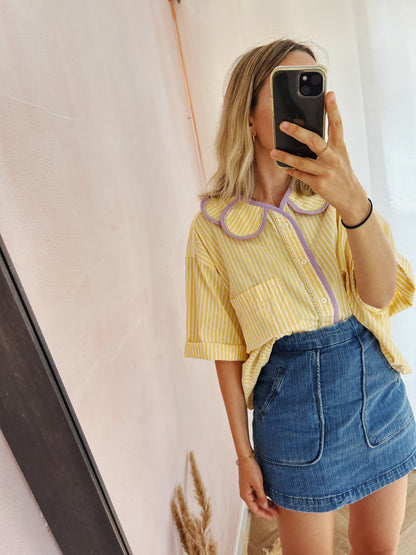Chemise Marguerite yellow moon