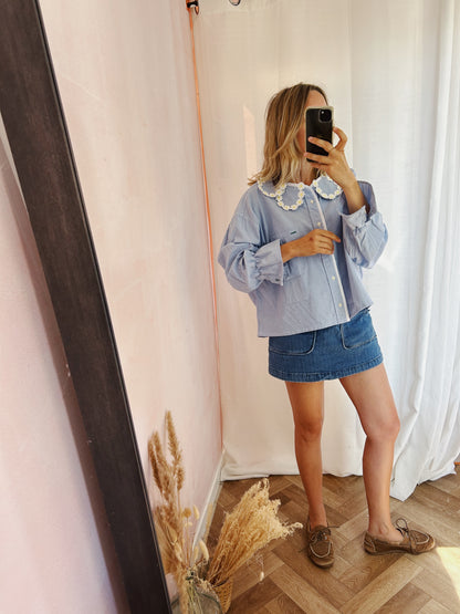 Chemise Maximarguerite ciel