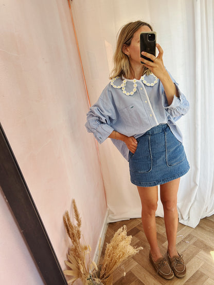 Chemise Maximarguerite ciel