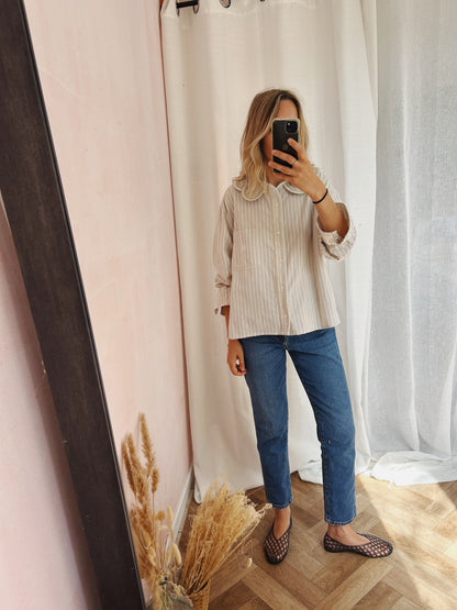 Chemise Marguerite praline