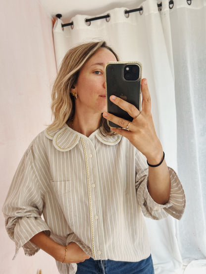 Chemise Marguerite praline