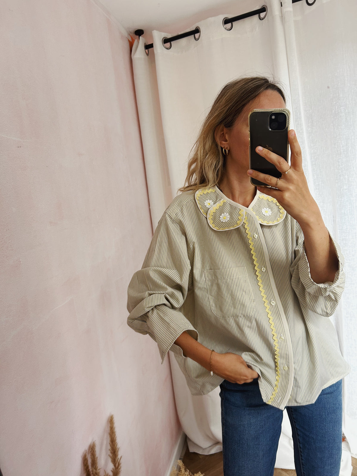 Chemise Marguerite pasta yellow