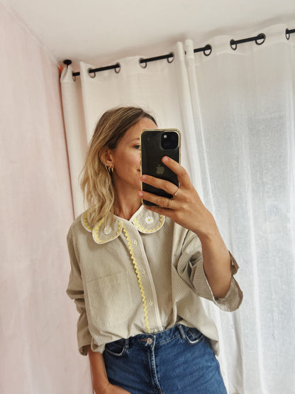 Chemise Marguerite pasta yellow