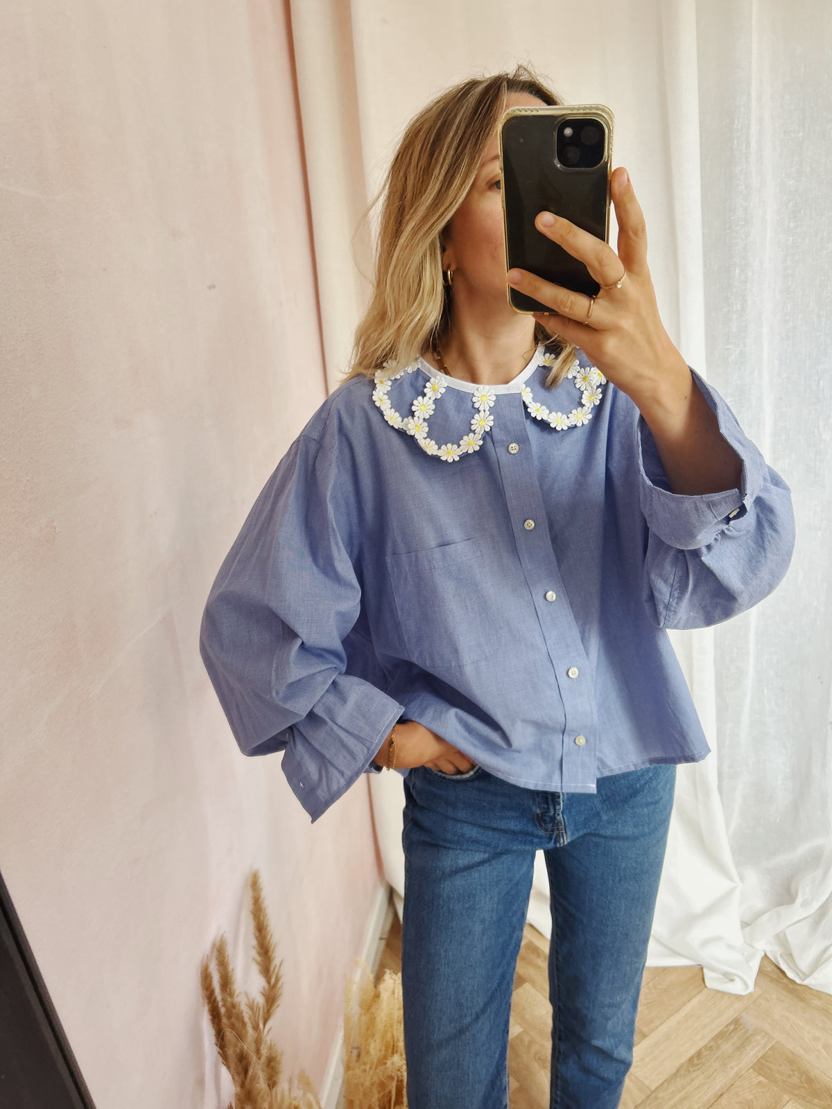 Chemise Maximarguerite blue