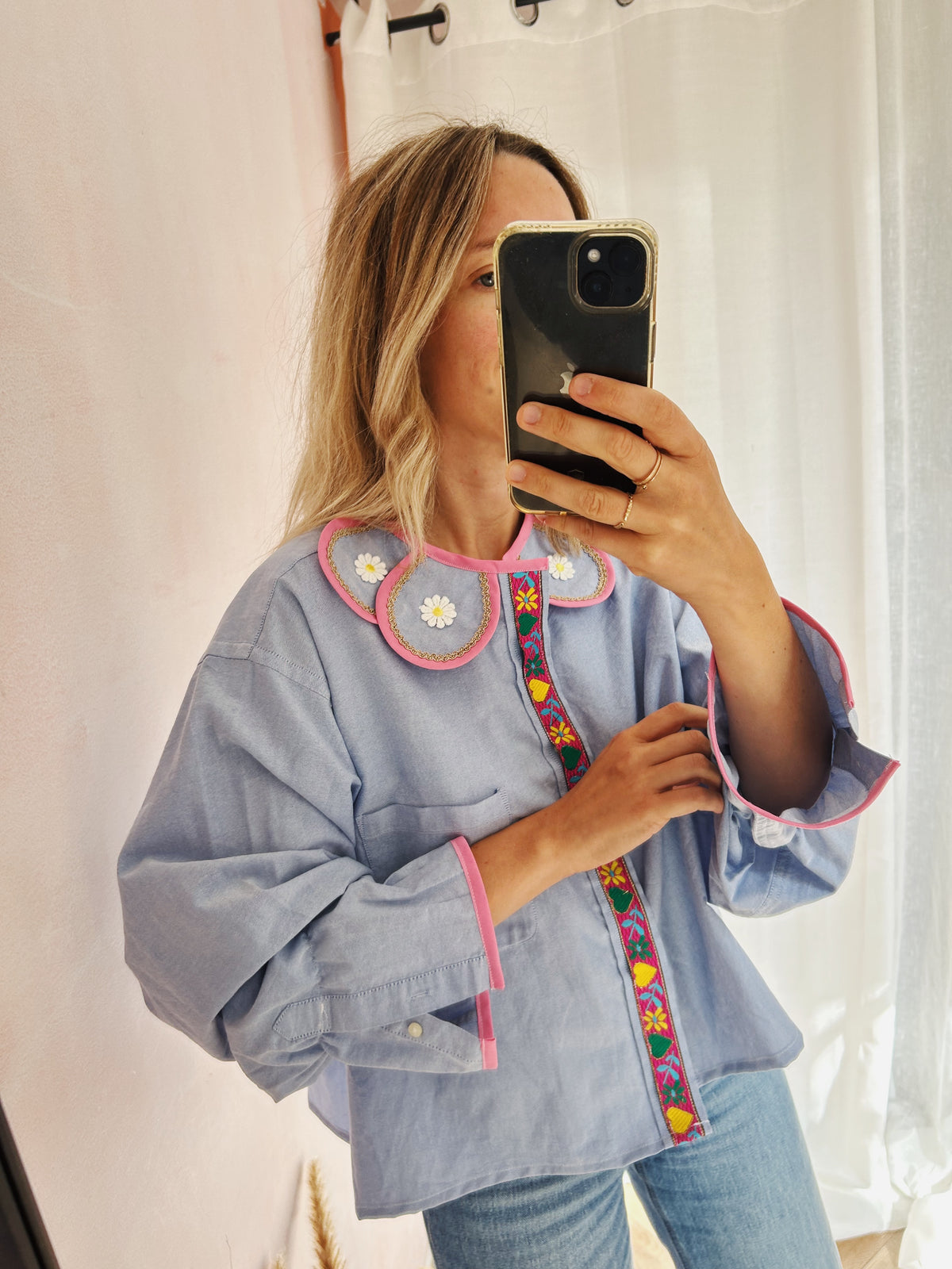 Chemise Marguerite gipsy pink