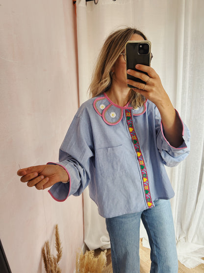 Chemise Marguerite gipsy pink