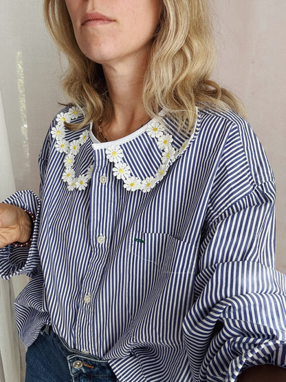 Chemise Maximarguerite stripes blue