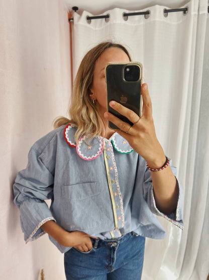 Chemise Marguerite bouquet