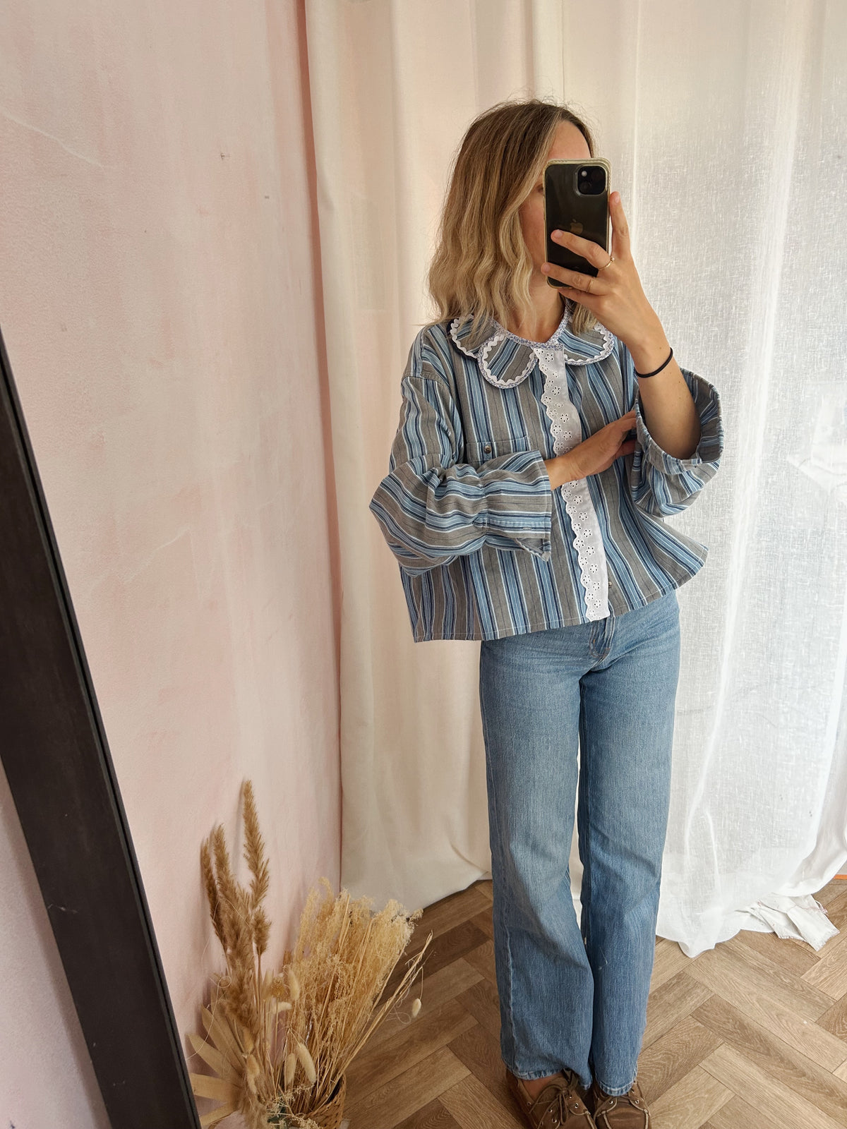 Chemise Marguerite 90's broderie