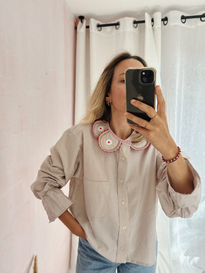 Chemise Marguerite vitamine sable