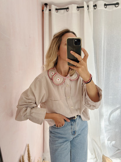 Chemise Marguerite vitamine sable