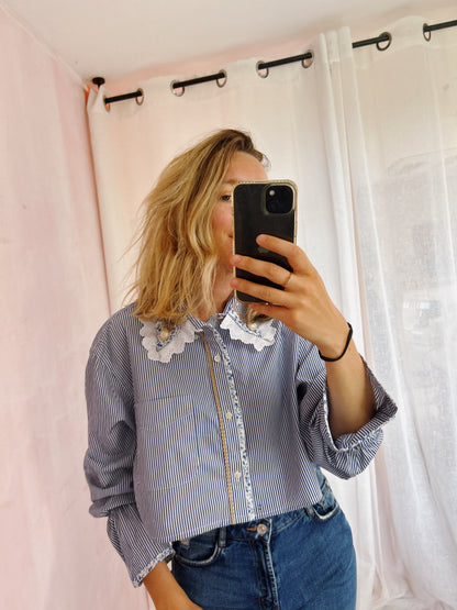 Chemise Thao crop