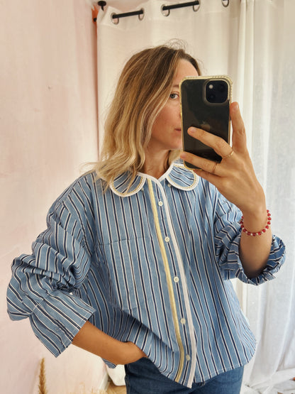 Chemise Marguerite Goldie blue