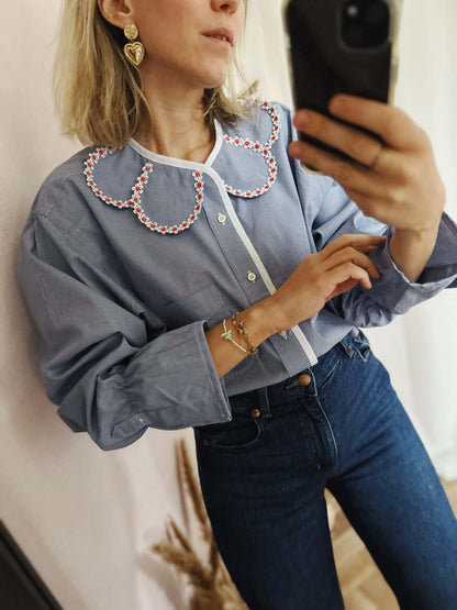 Chemise maxi marguerite