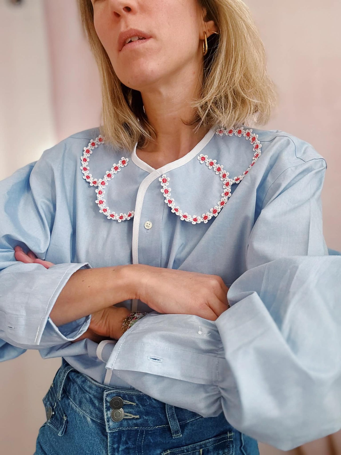 Chemise maxi marguerite